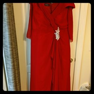 Off the shoulder formal dress